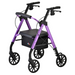 Nova Medical Star 8 Lightweight Rollator - Height Adjustable Seat and Handles 4288PL Purple