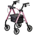 Nova Medical Star 8 Lightweight Rollator - Height Adjustable Seat and Handles 4288PK Pink