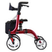 Nova Medical Express All-Terrain Rollator - Large 10” & 8” Wheels Red 4328RD