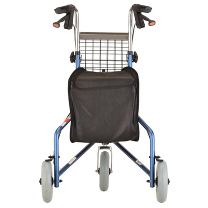 Nova Medical Traveler 3 Wheel Rollator Walker 4900BL Blue