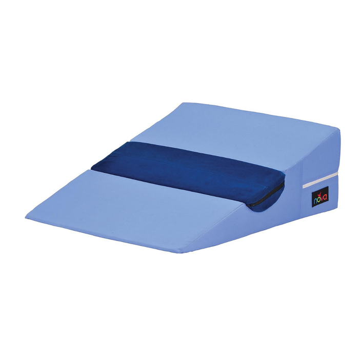 The Nova Bed Wedge for Back & Side Sleepers with Half Roll Pillow Insert (2 Pack) offers versatile support and elevation for sitting or reclining, making it ideal for side sleepers seeking enhanced comfort.