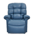 Experience unparalleled relaxation with the Golden Tech PR510 MaxiComfort Cloud Recliner With Lift Assist - Extra Wide, featuring Zero Gravity+ positioning and plush cushioning for exceptional comfort. Its padded seat and armrests enhance the sleek design, adding a modern touch.