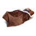 A person relaxes on a Journey Perfect Sleep Recliner & Lift Chair with Heat, draped in a large brown blanket. The powered recliner delivers maximum comfort, while therapeutic heat and massage provide soothing relaxation.