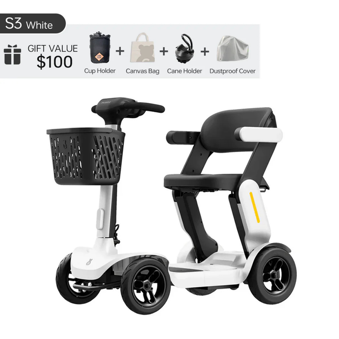 Paiseec S3 Portable Mobility Scooter with Smart PAI Safety System