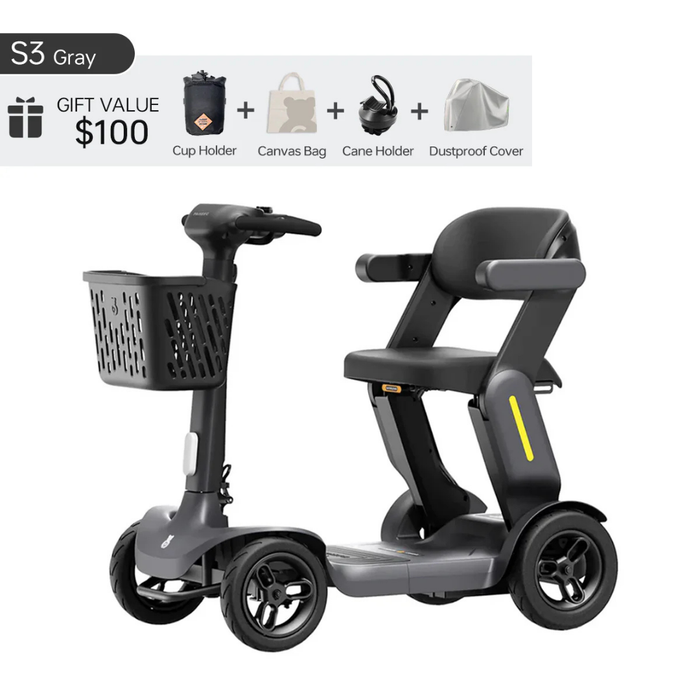 Paiseec S3 Portable Mobility Scooter with Smart PAI Safety System