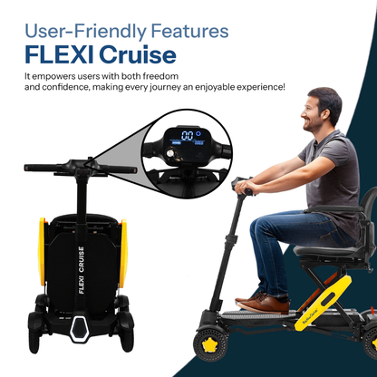 ReNuCare Flexi Cruise Portable Auto-Folding Scooter
