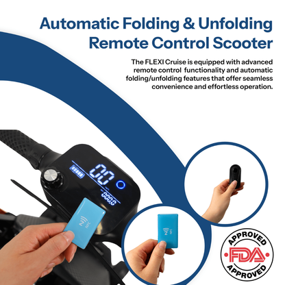 ReNuCare Flexi Cruise Portable Auto-Folding Scooter