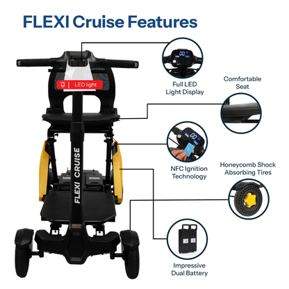 ReNuCare Flexi Cruise Portable Auto-Folding Scooter