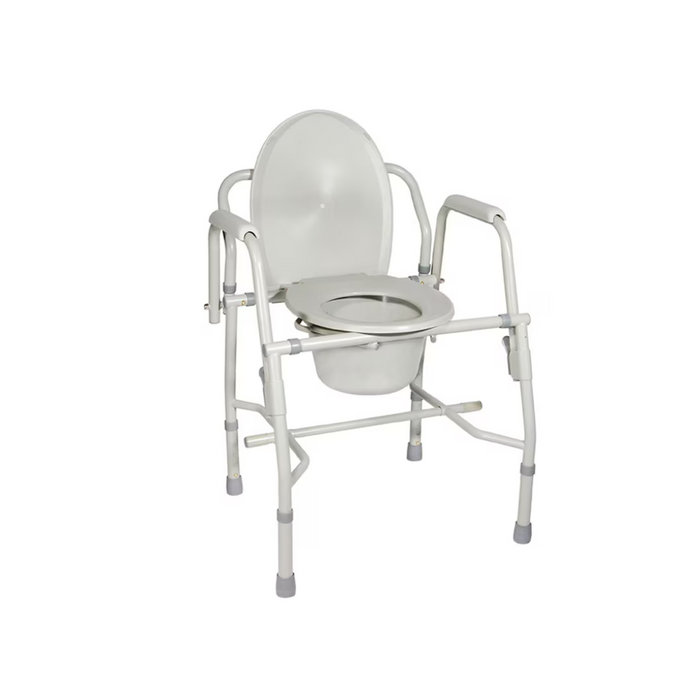 Rhythm Steel Drop Arm Commode B3900