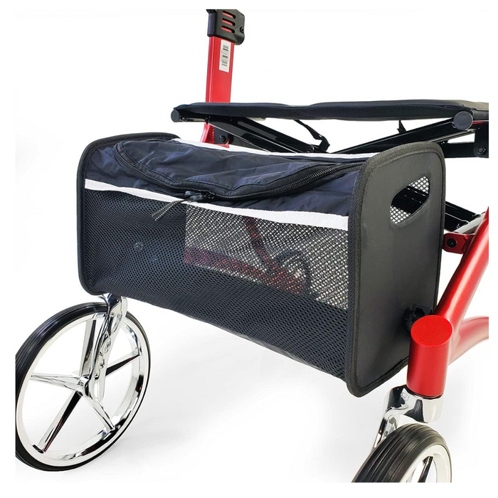 Rhythym Crescendo Folding Rollator - Euro Style - Lightweight with tote bag