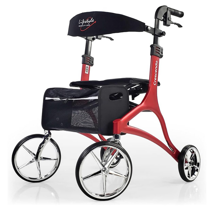 Rhythm Crescendo Folding Rollator - Euro Style - Open Box