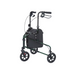 Rhythm Rally Lite - Aluminum 3 Wheel Walker Rollator with Tote laser green