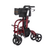 Folded Rhythm Translator Hybrid Rollator and Transport Chair - 2 in 1