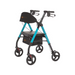 Rhythm Royal Deluxe Universal - Aluminum 4 Wheel Rollator Aqua