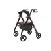 Rhythm Regal Bariatric Aluminum 4-Wheel Rollator with Universal Height Adjustment Red