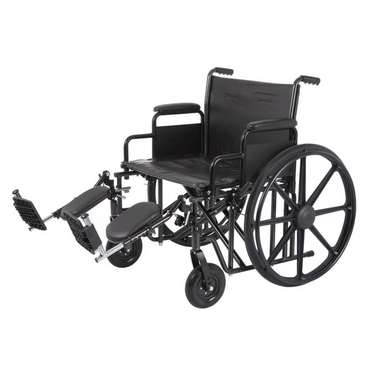 The Rhythm Array HD K7 Chair features a strong carbon steel frame, large rear wheels, and height-adjustable casters for smooth movement. It offers detachable footrests and desk-length padded armrests for comfort, alongside a durable black seat and backrest for sustained support.