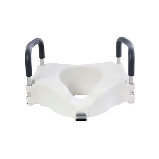 Rhythm Locking Raised Toilet Seat with Removable Arms - 4" Riser B3150