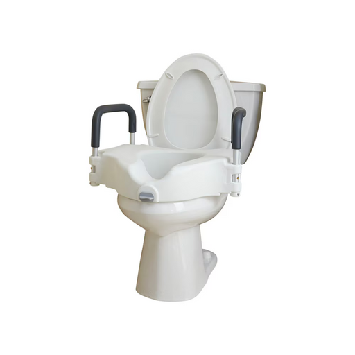 Rhythm Locking Raised Toilet Seat with Removable Arms - 4" Riser B3150