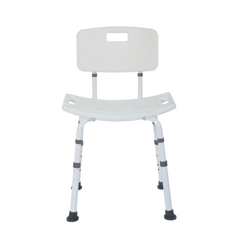 Rhythm Deluxe Aluminum Shower Bench/Chair with Backrest