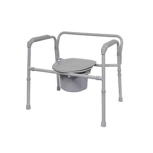 Rhythm Bariatric Folding Steel Elongated Commode B3800F