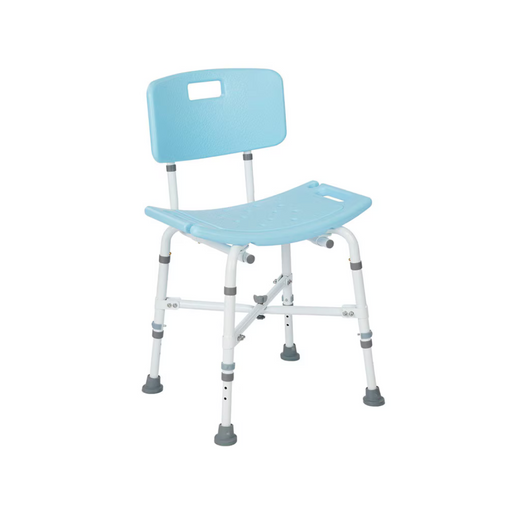 Rhythm Bariatric Shower Chair with Backrest - 500 lb Capacity B4500BL