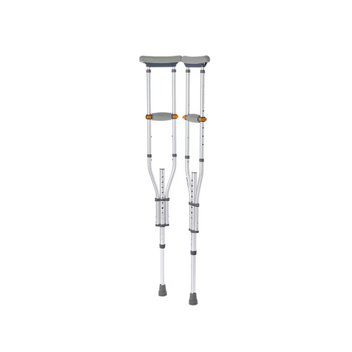 Rhythm Universal Height Adjustable Crutches - Fits Users from 4’6” to 6’6”