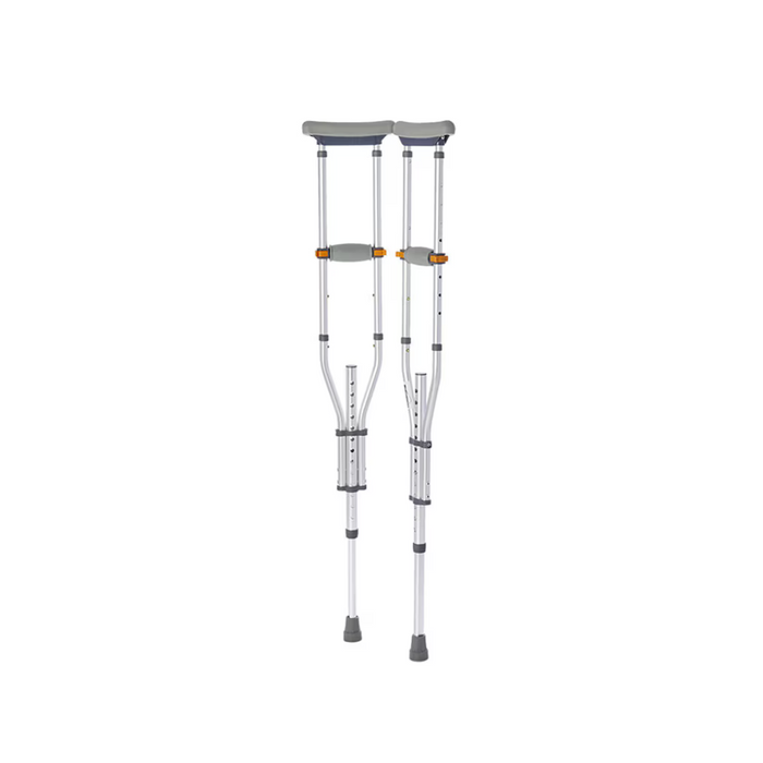 Rhythm Universal Height Adjustable Crutches - Fits Users from 4’6” to 6’6”