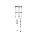 Rhythm Universal Height Adjustable Crutches - Fits Users from 4’6” to 6’6”