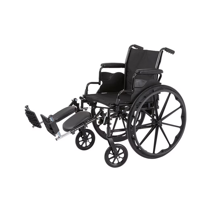 Rhythm Cadence K3 Wheelchair - Folding & Portable  with elevating legrests