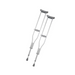 Rhythm Standard Aluminum Underarm Crutches - Height Adjustable