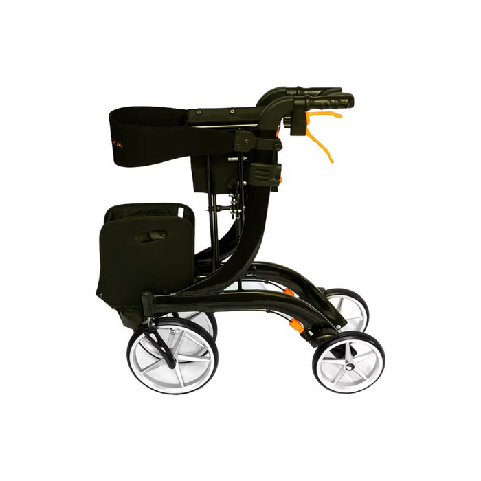 Rhythm Rimor LT Folding Rollator - Euro Design with XL 10" Front Wheels