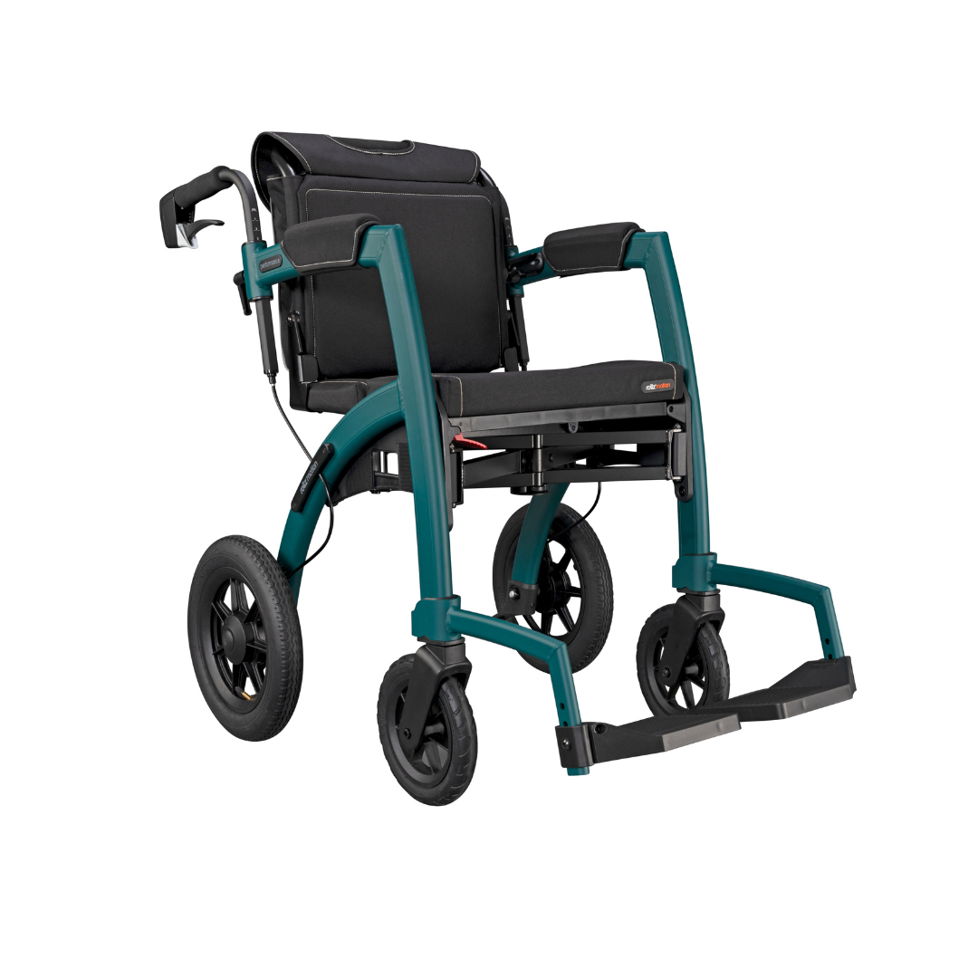 Rollz Motion Performance All-Terrain 2-In-1 Rollator Transport Chair Rollz Motion Performance All-Terrain 2-In-1 Rollator Transport Chair
