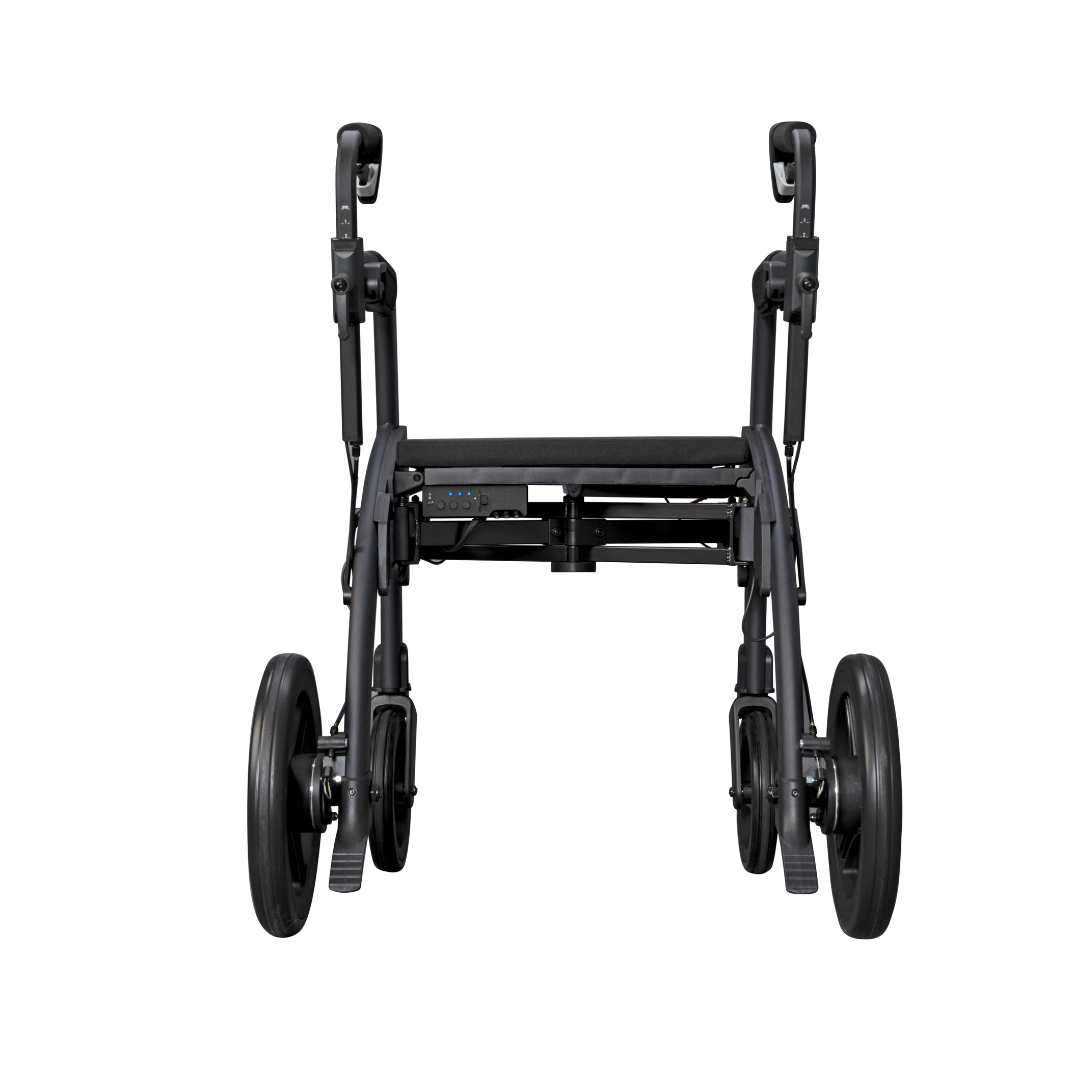 Rollz Motion Rhythm 2-in-1 Parkinson Rollator Transport Chair with Rollz Motion Rhythm 2-in-1 Parkinson Rollator Transport Chair with