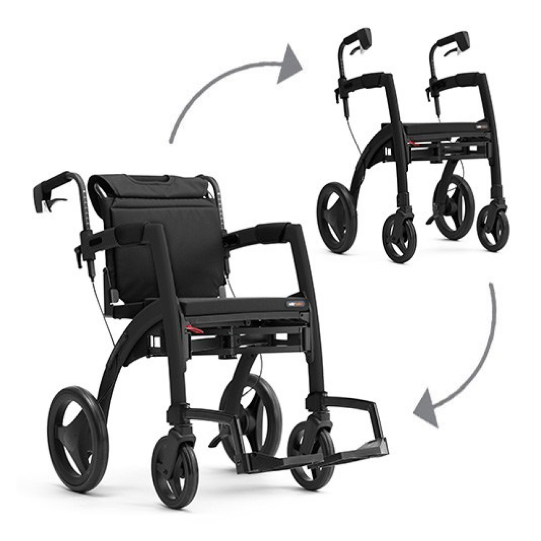 Rollz Motion 2-in-1 Rollator Walker and Wheelchair | DMEsuperstore Rollz Motion 2-in-1 Rollator Walker and Wheelchair | DMEsuperstore