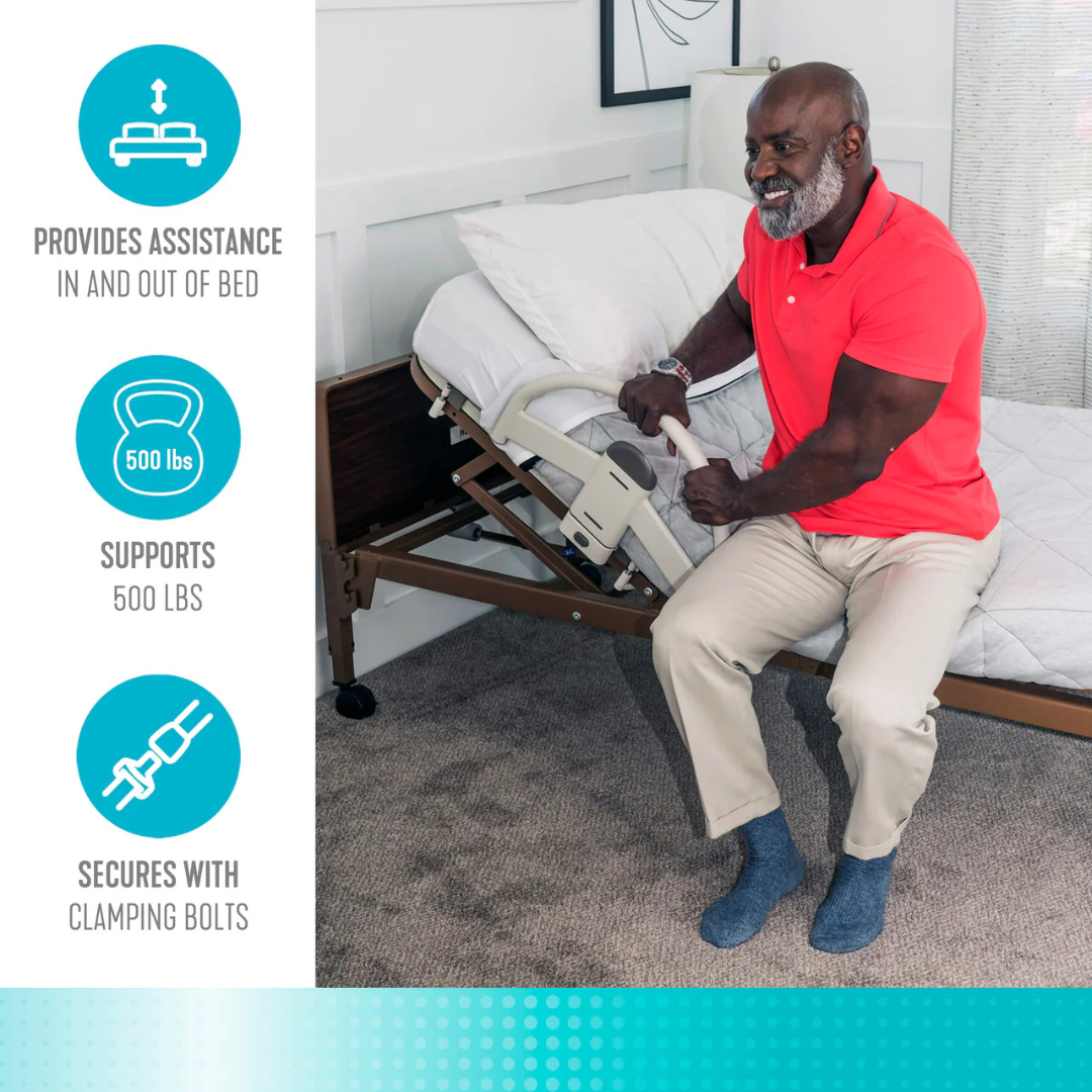 Stander EZ Click LTC Bariatric Bed Handle - Set of 2