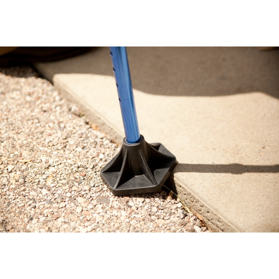 StrongArm Cane - Self Standing Base with Bariatric Ergonomic Handle Support