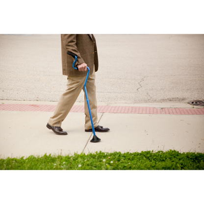 StrongArm Cane - Self Standing Base with Bariatric Ergonomic Handle Support