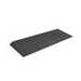 The EZ-Access TRANSITIONS® Angled Entry Welcome Mat is a rectangular black mat with WELCOME embossed on its textured surface. Its designed for seamless transitions between spaces and blends effortlessly with any entryway decor when placed on a white background.