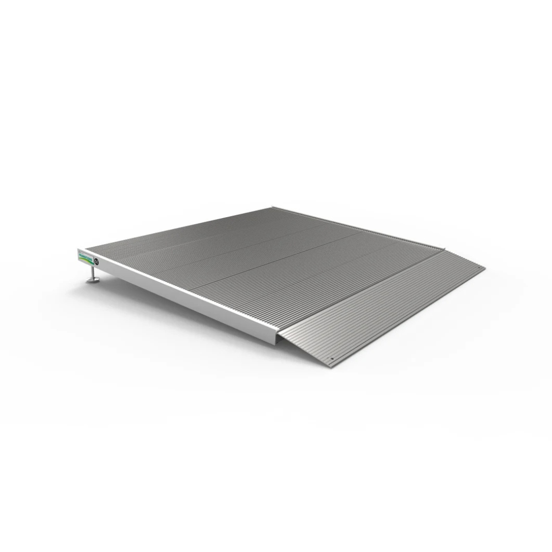 Angled Ramp Edge EZ-Access TRANSITIONS® Angled Entry Ramp with Adjustable Legs