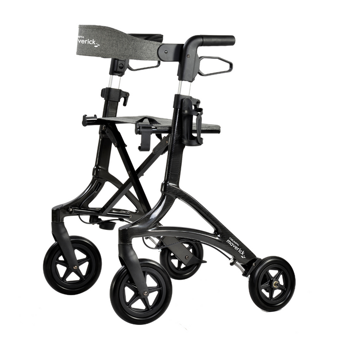 Triumph Mobility Maverick Carbon Fiber Rollator - Only 12 lbs