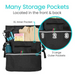 the Vive Health Portable Mobility Bag with Shoulder Strap has many storage pockets