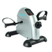 The Vive Health Portable Pedal Exerciser is a silver, under-desk mini exercise bike with black accents, featuring a digital display, tension knob, and pedals. Its perfect for low-impact workouts to boost circulation and stamina.