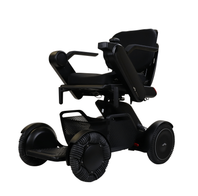 The Whill Model C2 Smart Power Chair offers sleek, modern mobility with its compact frame, thick rugged wheels, adjustable armrests, and portable design—balancing comfort and style for everyday use.
