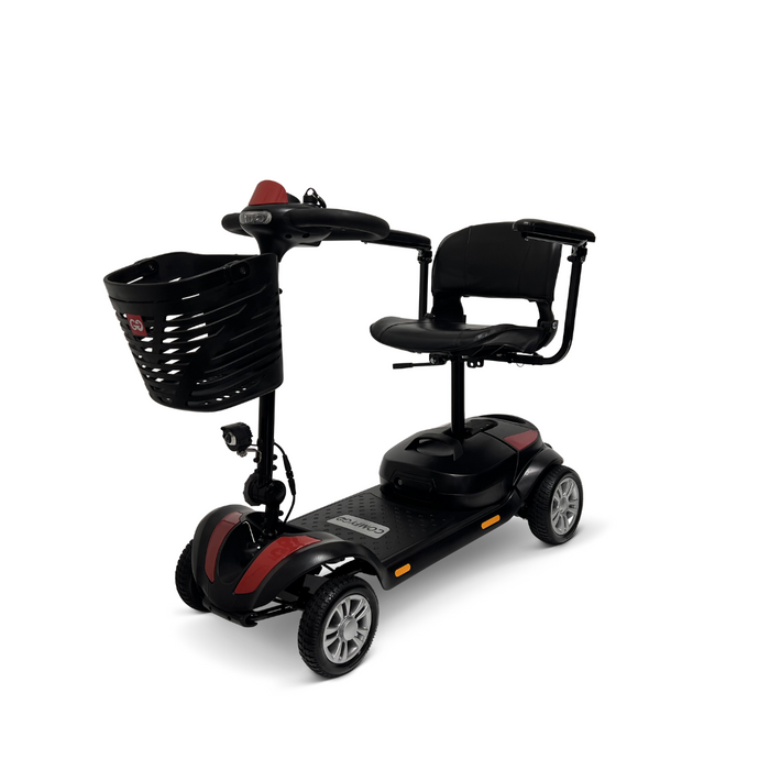 ComfyGo Z-4 Ultra-Light Electric Mobility Scooter, compact and portable design for easy travel and storage Red