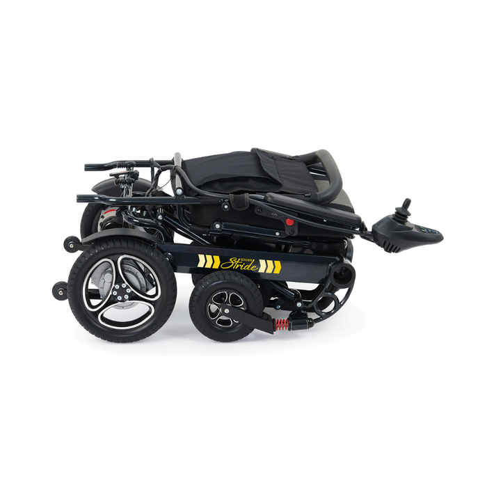 Golden Tech Stride Folding Lightweight Powerchair laying down