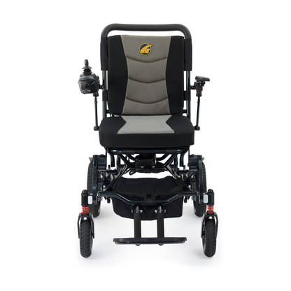 Front view of the Golden Tech Stride Folding Lightweight Powerchair