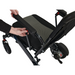 the arms move up and down for easy access on the Golden Tech Stride Folding Lightweight Powerchair
