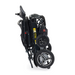 Folded up for easy transport, the Golden Tech Stride Folding Lightweight Powerchair is FAA Approved
