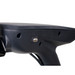 Close-up of the Golden Tech GP130 Buzzaround CarryOn Portable Powerchair, an ultra-compact black electronic device with a USB port. Its smooth, matte finish and sleek side view are set against a plain white background to emphasize its minimal yet sophisticated design.