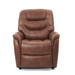 The Golden Tech PR446 DeLuna™ Dione Recliner with Lift Assist - Medium offers plush cushioning, a segmented backrest, MaxiComfort Positioning, and wide armrests for ultimate relaxation, all showcased against a crisp white background.